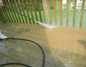 how to power wash a house